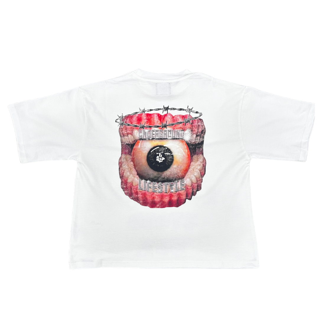 White "Stand Out" Statement Tee