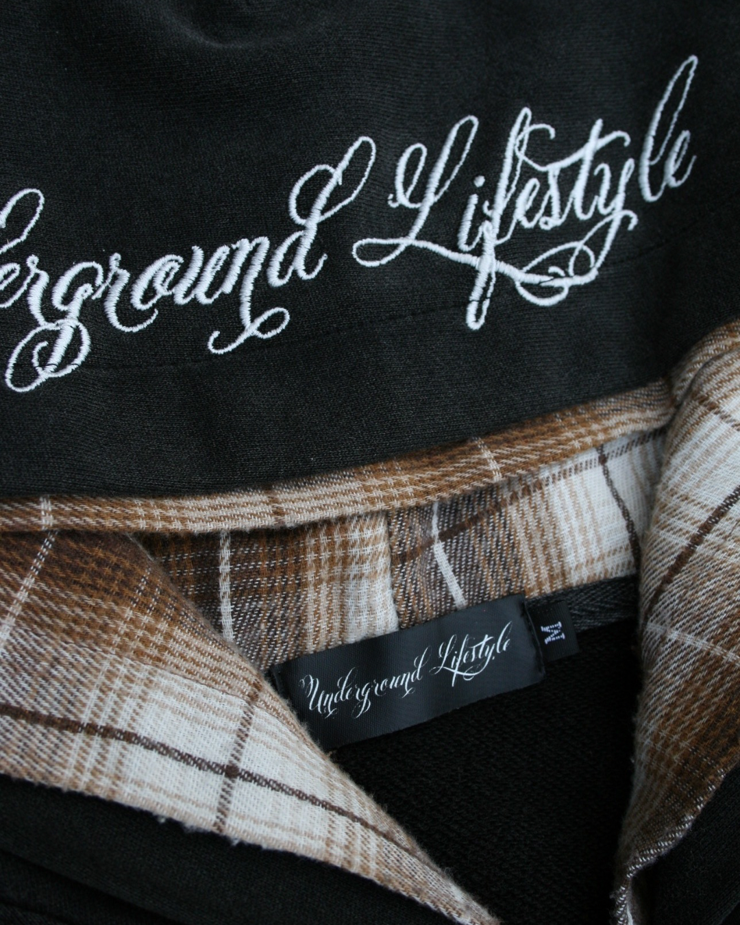 Double Hooded Flannel Zip-Up