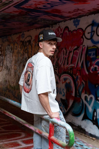 Black "Stand Out" Statement Tee