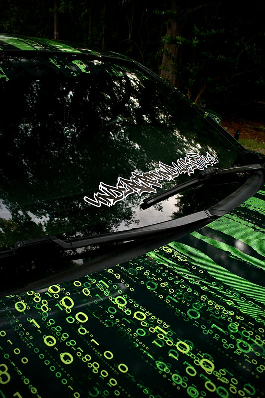 “Graffiti” Windshield Banner
